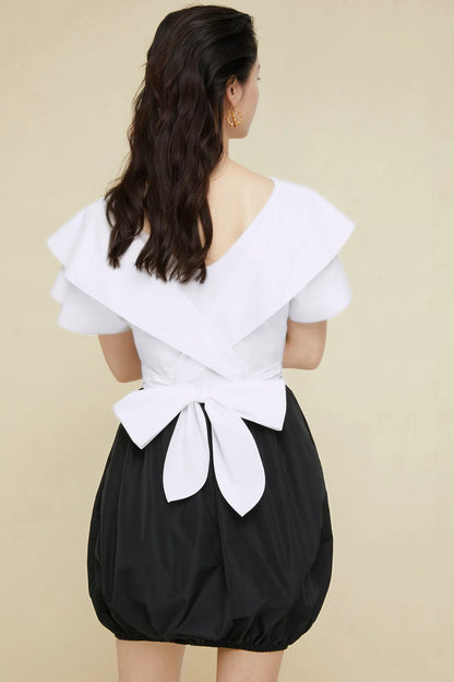 Black White