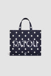 Night Blue Polka Dots
