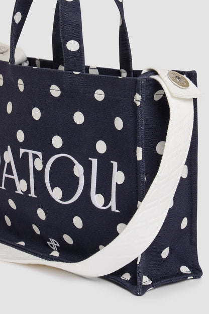 Night Blue Polka Dots