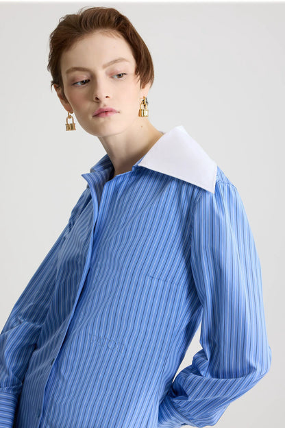 Ice Blue Stripes
