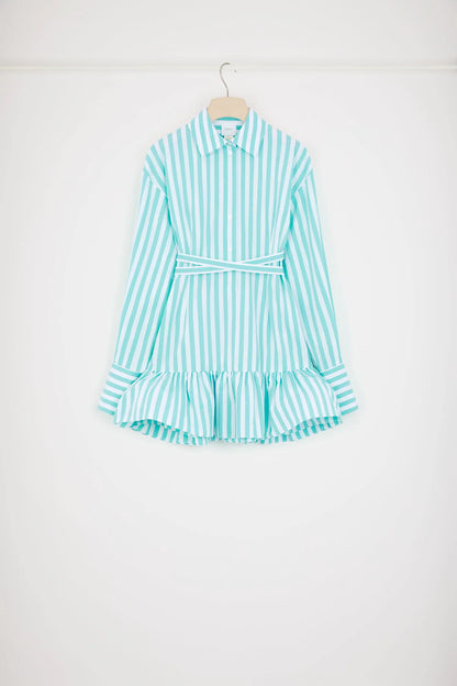 Green Small Stripes
