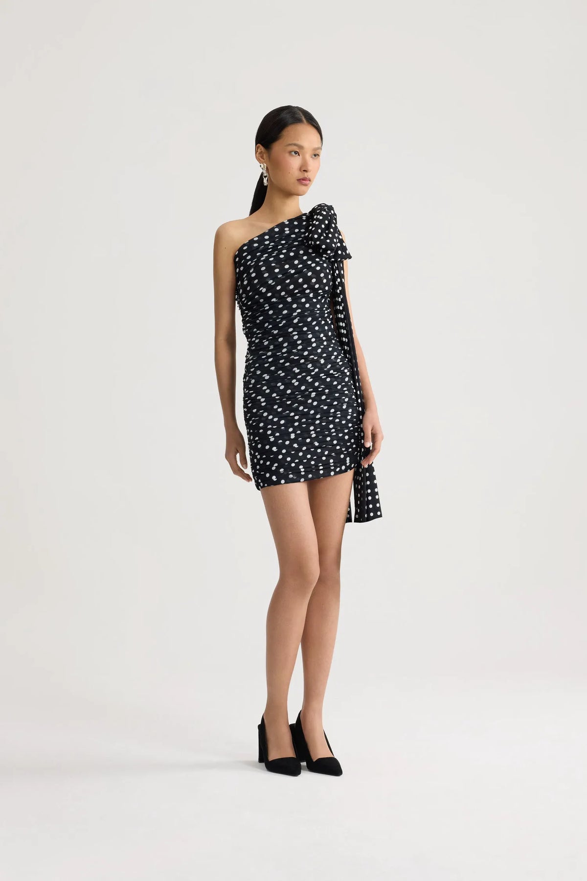 Night Blue Polka Dots