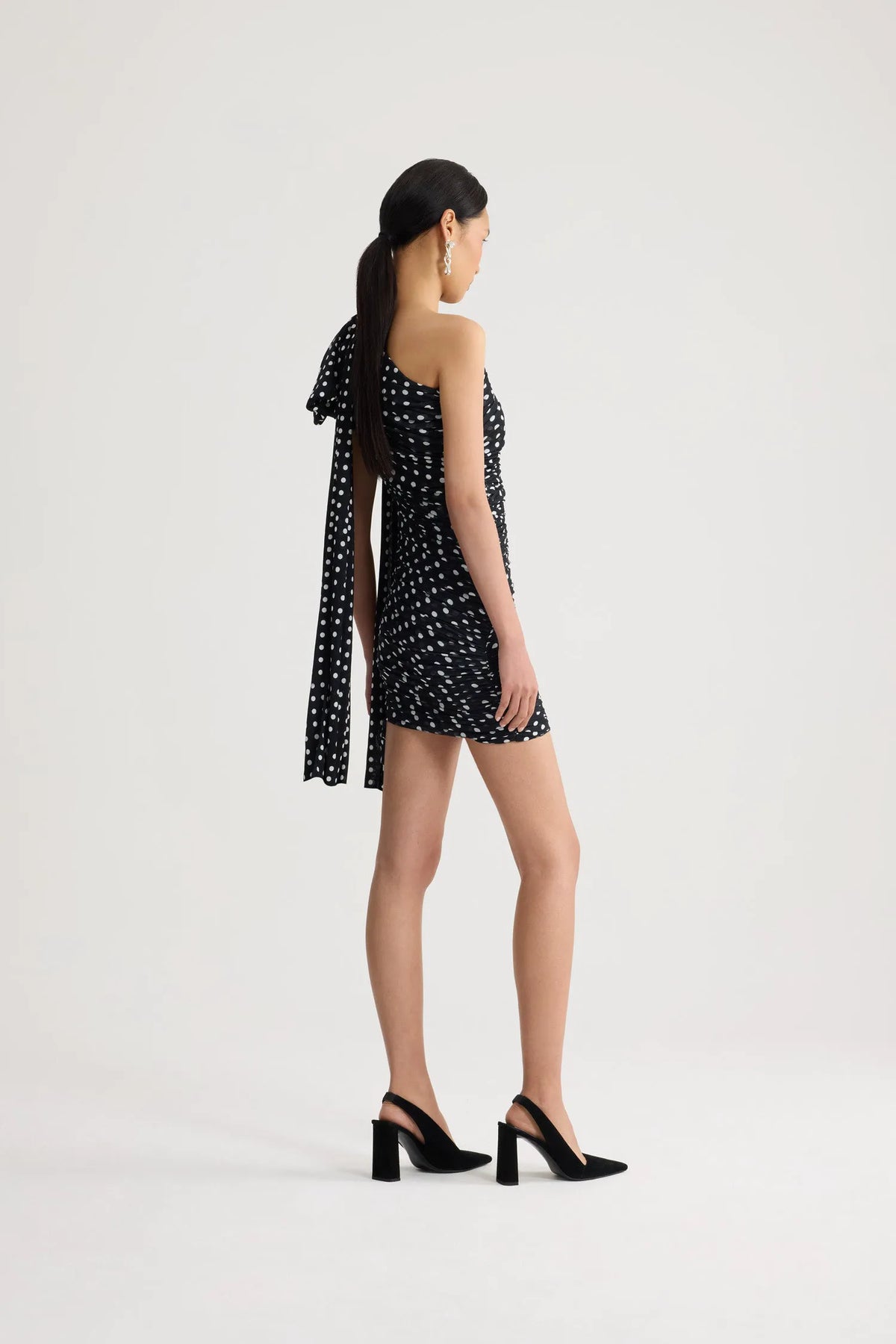 Night Blue Polka Dots