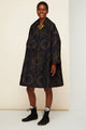 Navy Amber Print