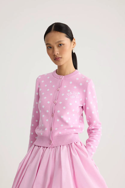 Candy Pink Polka Dots