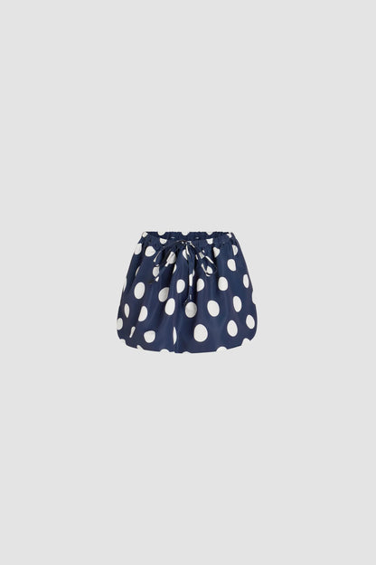 Navy Polka Dots
