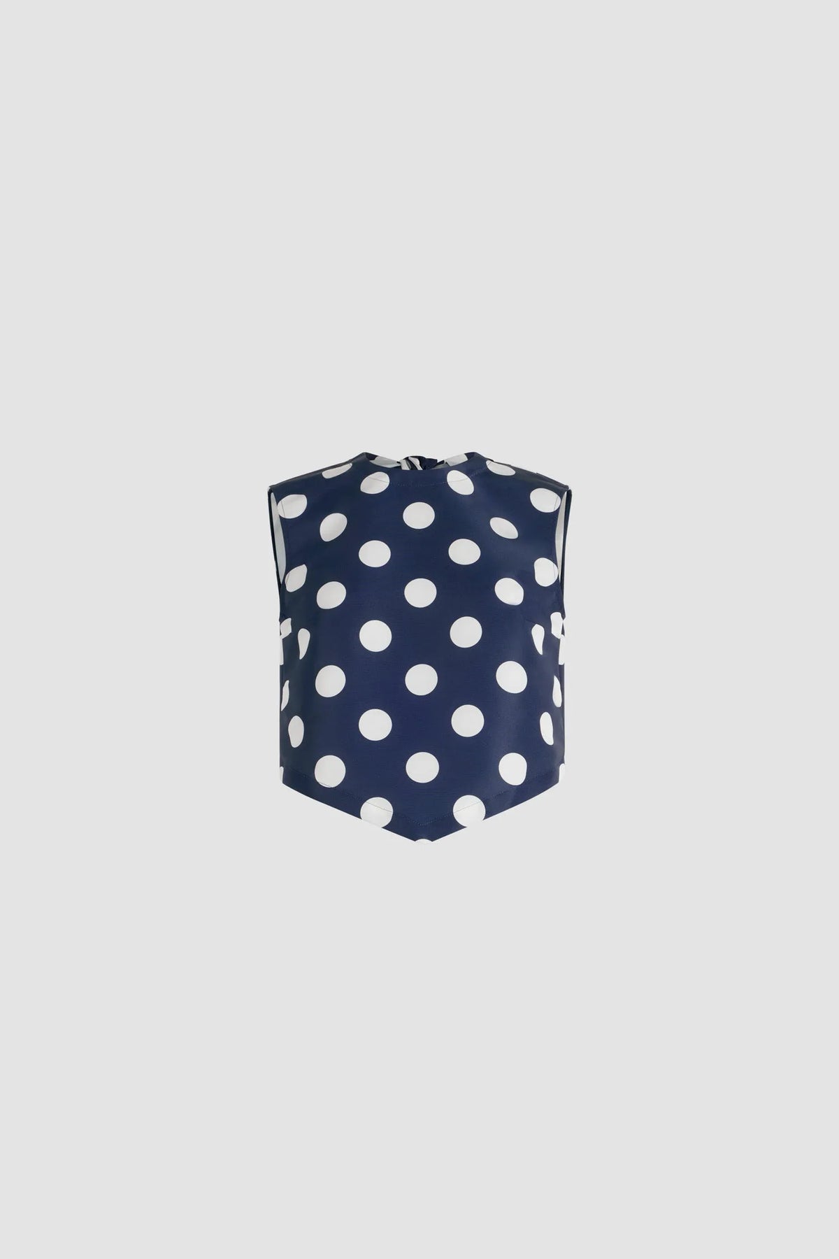Navy Polka Dots