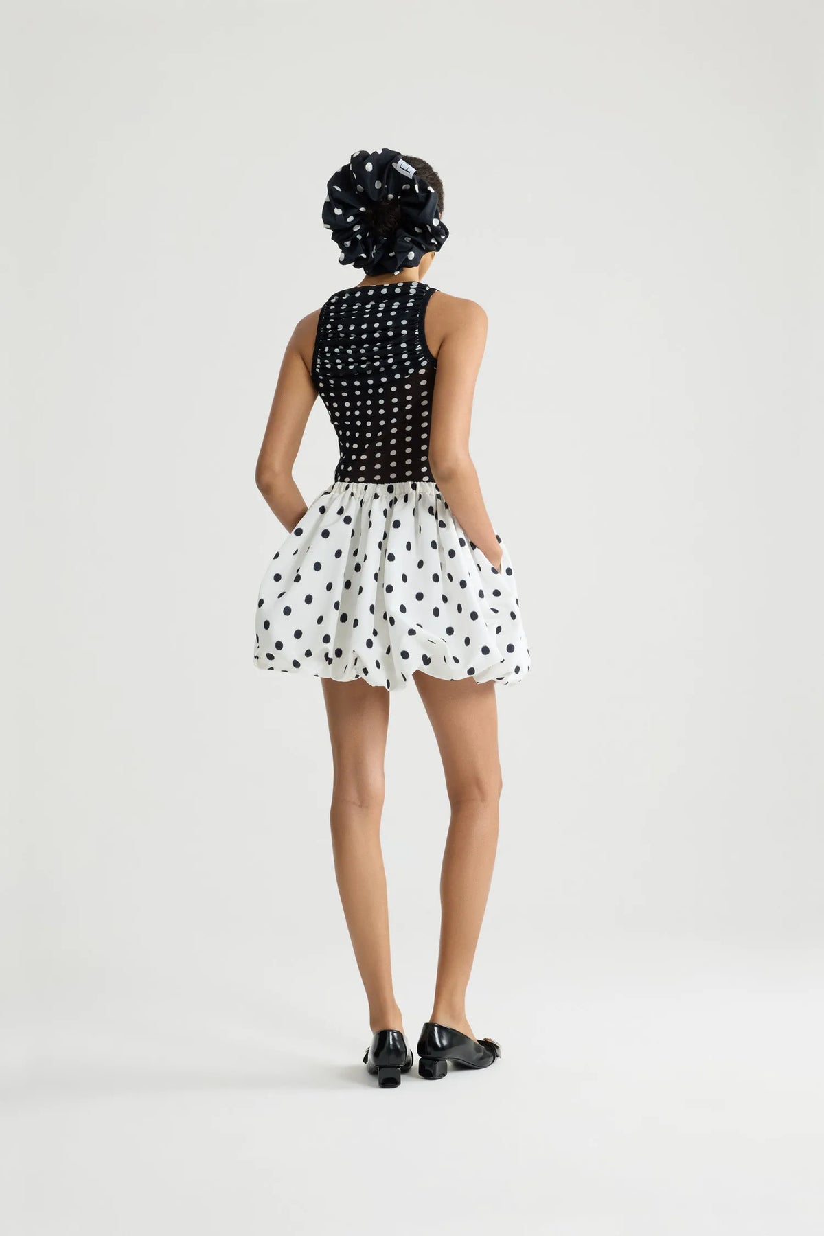 Night Blue Polka Dots