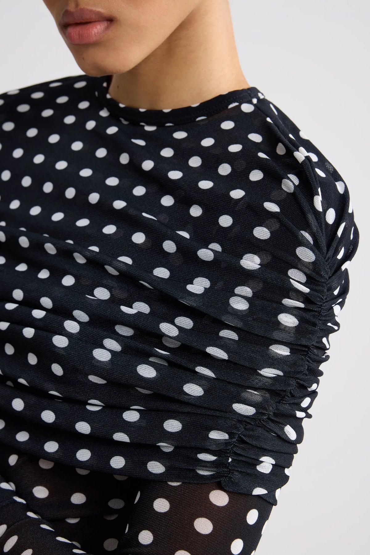 Night Blue Polka Dots
